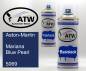 Preview: Aston-Martin, Mariana Blue Pearl, 5069: 400ml Sprühdose + 400ml Klarlack - Set, von ATW Autoteile West.